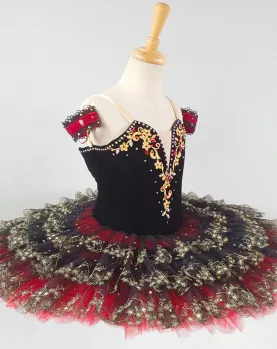 Red Don Quixote Professional Tutu Costumes Act III