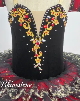 Red Don Quixote Professional Tutu Costumes Act III