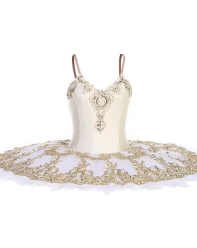 Champagne Paquita Ballet Tutu Basic Pancake Tutu Costumes