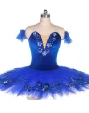 Ballet Blue Tutu Bluebird Costumes For Girl Audlt Baisc