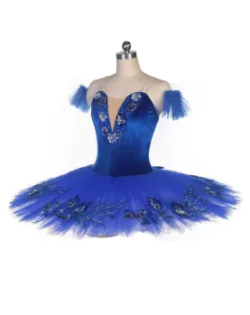 Ballet Blue Tutu Bluebird Costumes For Girl Audlt Baisc