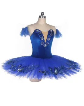 Ballet Blue Tutu Bluebird Costumes For Girl Audlt Baisc