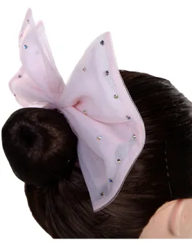 Fairy Doll Professional Ballet Headpiece Tiara Competition Pink Flower Handmade 