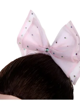 Fairy Doll Professional Ballet Headpiece Tiara Competition Pink Flower Handmade 