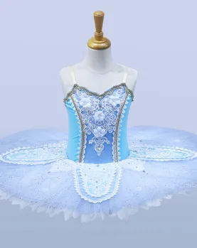 Children & Adult Classical Blue Baisc Blue Brid Pancake Tutus (Unprofessional)
