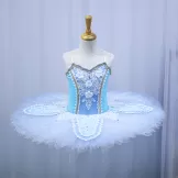 Children & Adult Classical Blue Baisc Blue Brid Pancake Tutus (Unprofessional)