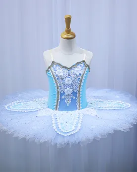 Children & Adult Classical Blue Baisc Blue Brid Pancake Tutus (Unprofessional)