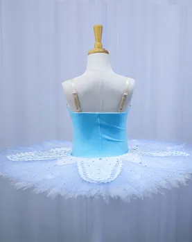 Children & Adult Classical Blue Baisc Blue Brid Pancake Tutus (Unprofessional)