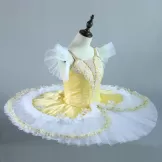 Professional Yellow Tutu Costumes Classic Dance Tutu